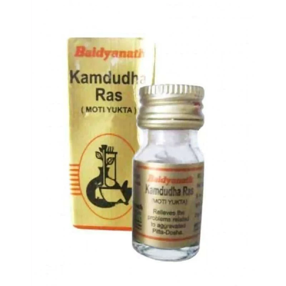 Baidyanath Jhansi Kamdudha Ras with Moti Yukta, 25 Tablets-3.webp